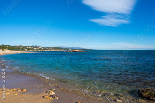 The ampolla beach on the coast of Tarragona © vicenfoto