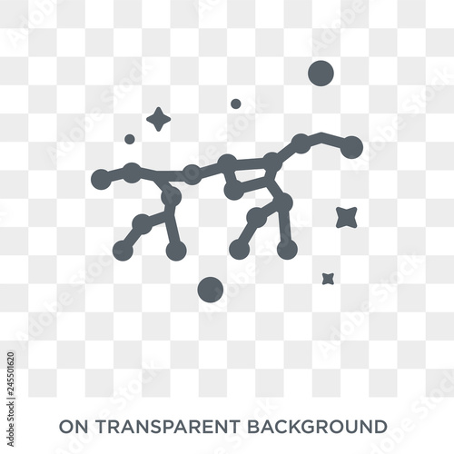 Ursa major icon. Ursa major design concept from Astronomy collection. Simple element vector illustration on transparent background.