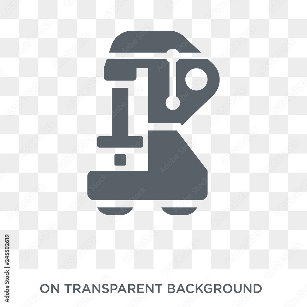 Microscope icon. Microscope design concept from  collection. Simple element vector illustration on transparent background.