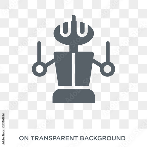 Droid icon. Droid design concept from Science collection. Simple element vector illustration on transparent background.