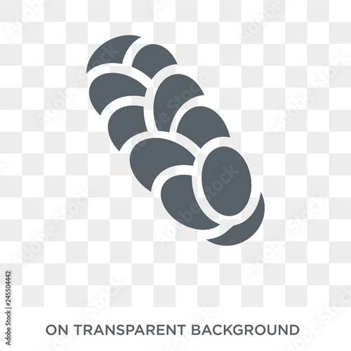 Challah icon. Trendy flat vector Challah icon on transparent background from Religion  collection. High quality filled Challah symbol use for web and mobile