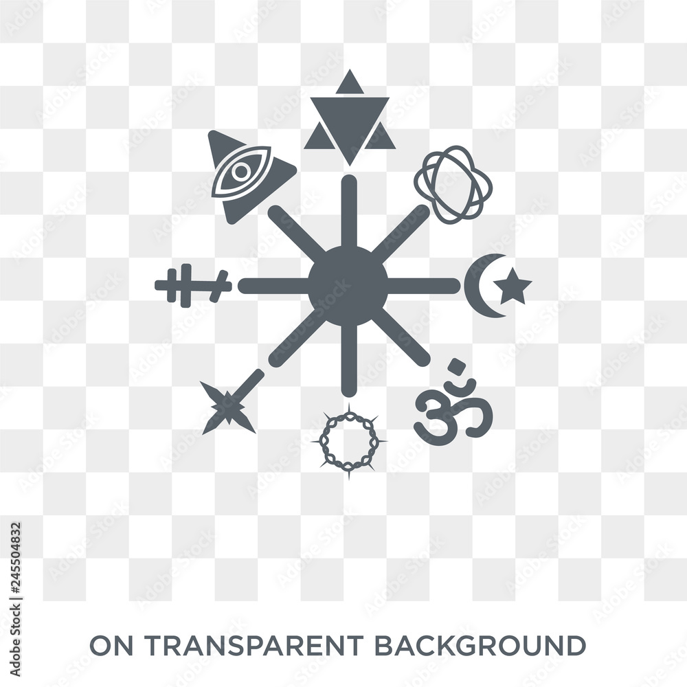 Religion icon. Trendy flat vector Religion icon on transparent background from Religion collection. High quality filled Religion symbol use for web and mobile Religion icon. Trendy flat vector Religion icon on transparent background from Religion collection. High quality filled Religion symbol use for web and mobile