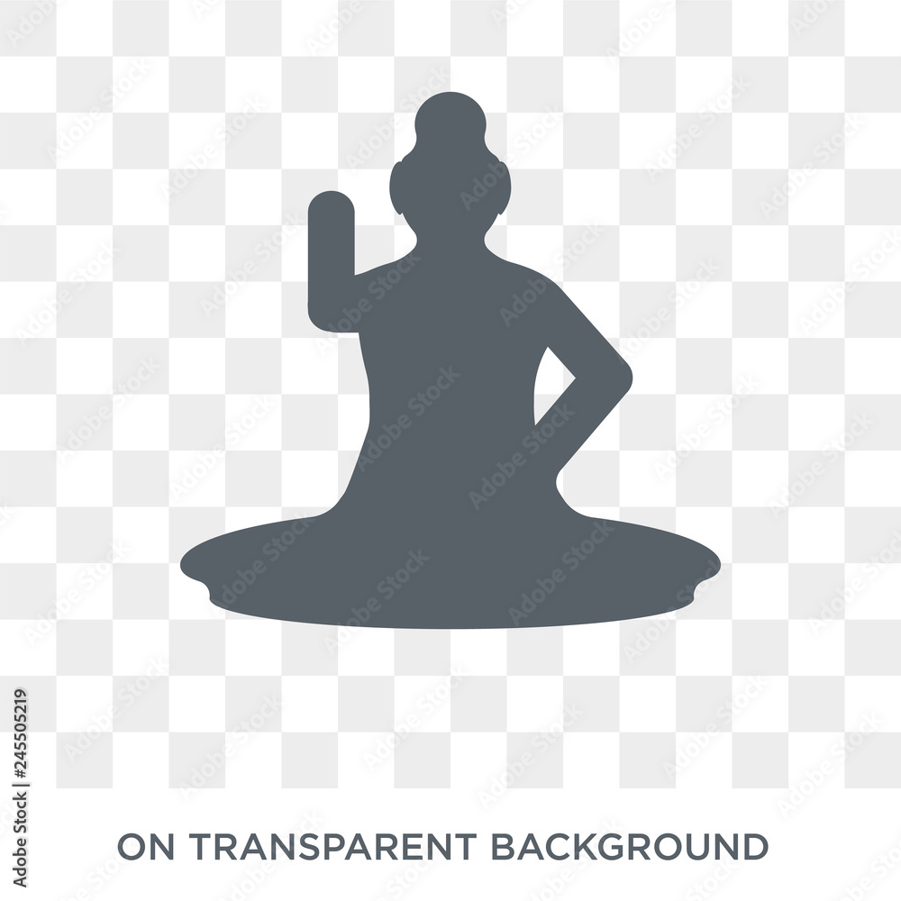Great buddha icon. Trendy flat vector Great buddha icon on transparent background from Religion collection. High quality filled Great buddha symbol use for web and mobile Great buddha icon. Trendy flat vector Great buddha icon on transparent background from Religion collection. High quality filled Great buddha symbol use for web and mobile