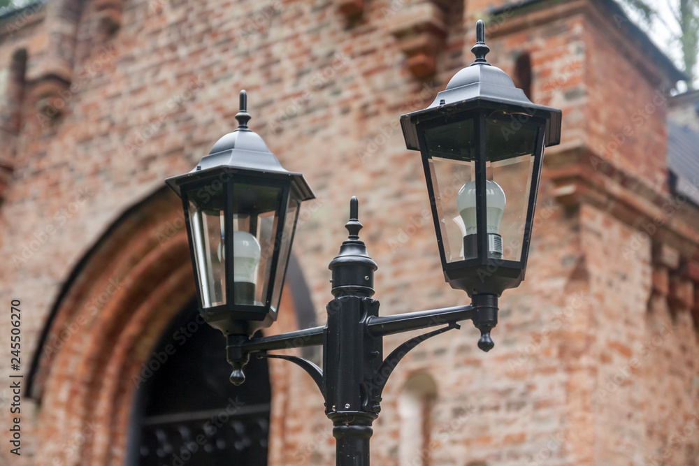 Beautiful lantern and old chapel in Finland. Beautiful lantern and old chapel in Finland.