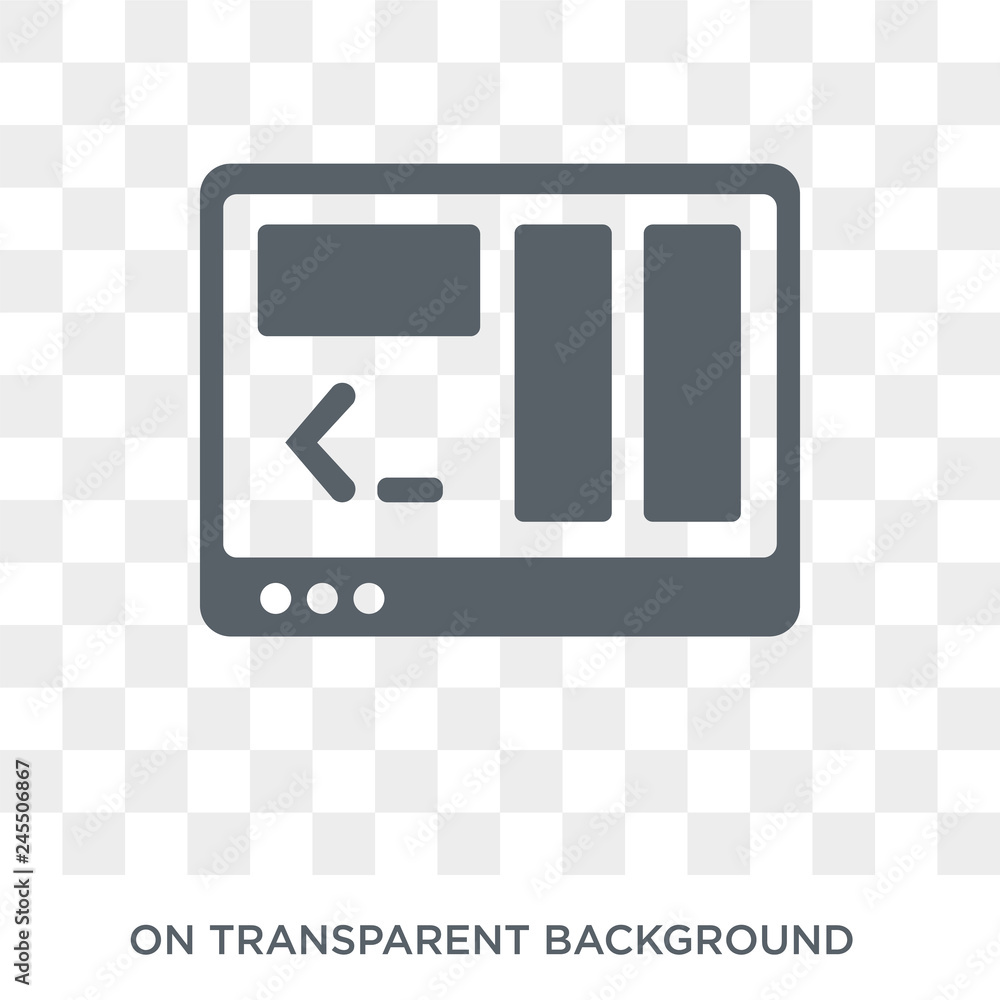 Screen icon. Trendy flat vector Screen icon on transparent background from Programming collection. High quality filled Screen symbol use for web and mobile Screen icon. Trendy flat vector Screen icon on transparent background from Programming collection. High quality filled Screen symbol use for web and mobile