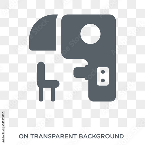 Sensorama icon. Trendy flat vector Sensorama icon on transparent background from Artificial Intelligence, Future Technology collection. High quality filled Sensorama symbol use for web and mobile