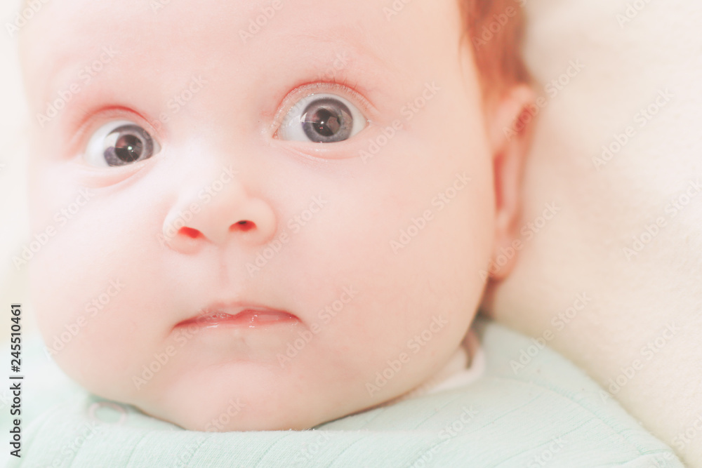 Portrait of the lovely girl of the baby. Portrait of the lovely girl of the baby.