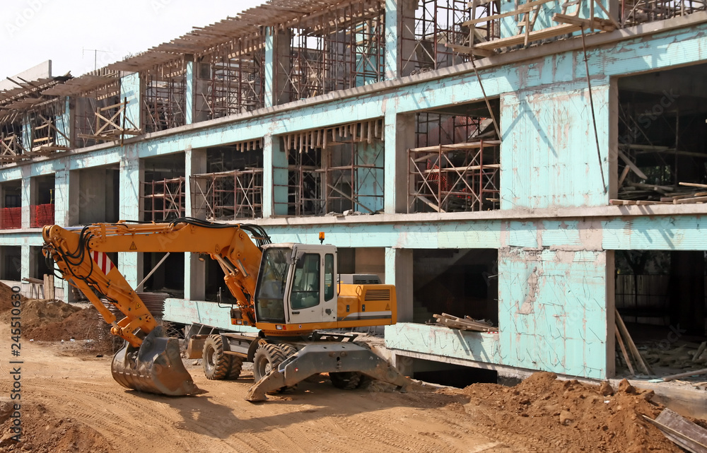Fototapeta premium Building constructions