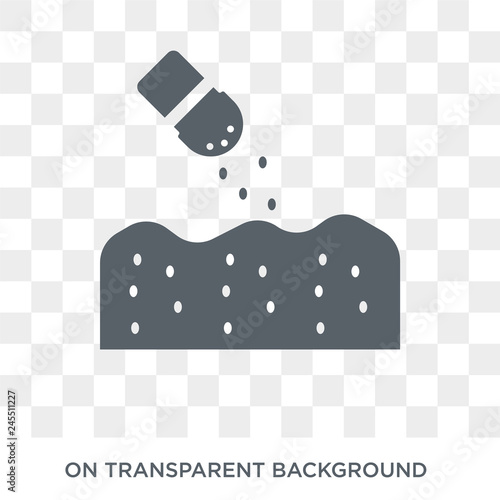 salt water icon. Trendy flat vector salt water icon on transparent background from Nautical collection. High quality filled salt water symbol use for web and mobile