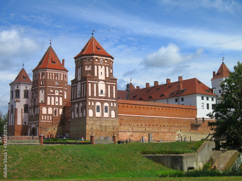 Medieval castle Mir in Belarus