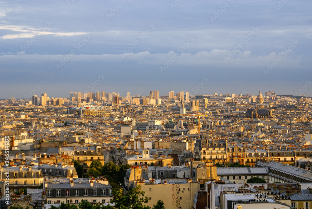 Paris view from Montmatre