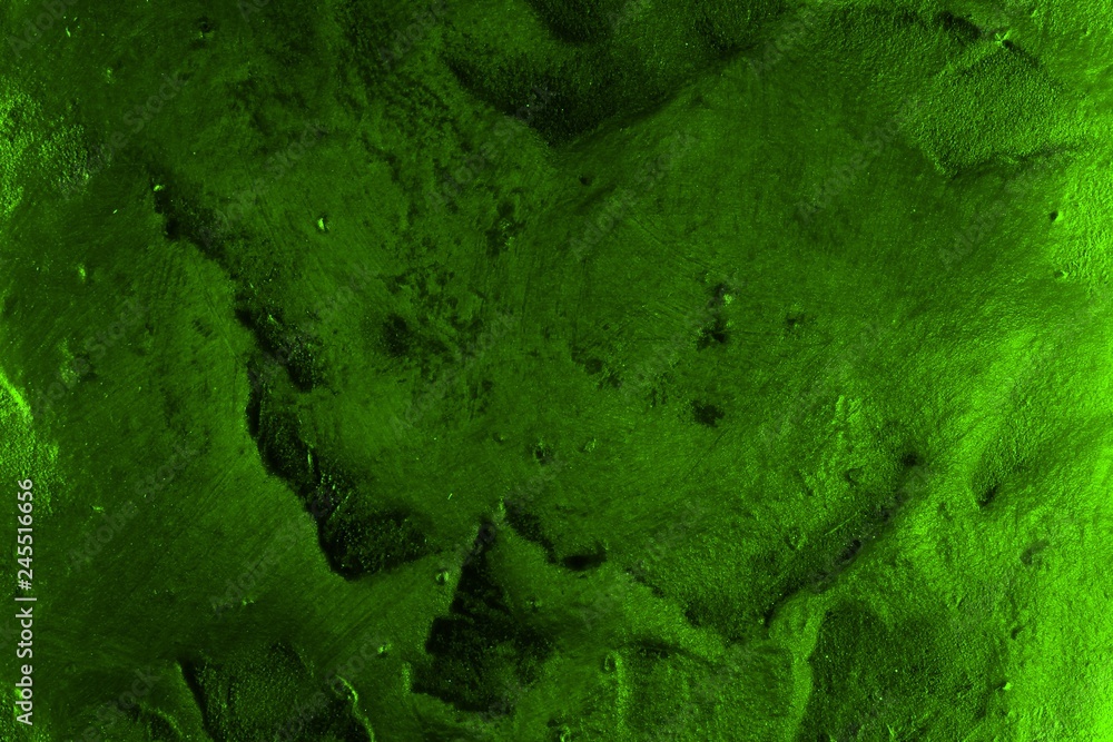 green old sparkling textured venetian plaster texture - nice abstract photo background