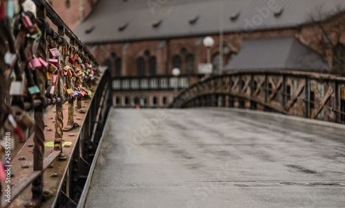 Jungfernbruecke in the Speicherstadt Hamburg  © Andrea