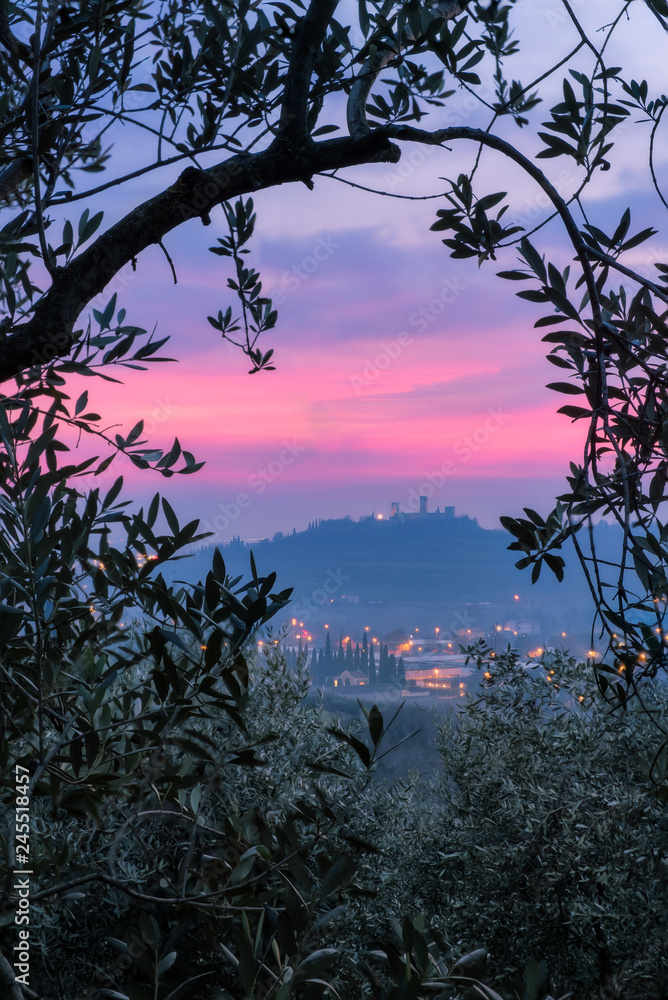 Fototapeta premium Montorio Sunset View