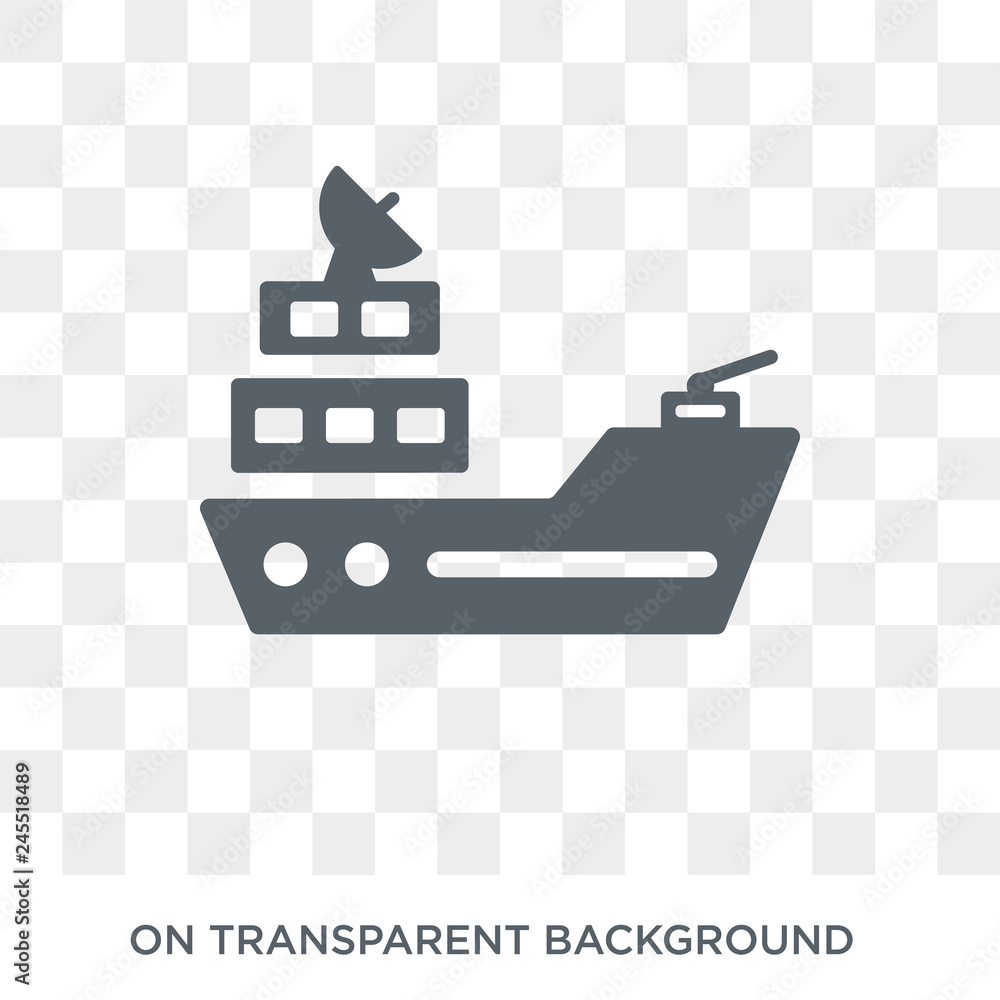 Warship icon. Warship design concept from Army collection. Simple element vector illustration on transparent background. Warship icon. Warship design concept from Army collection. Simple element vector illustration on transparent background.