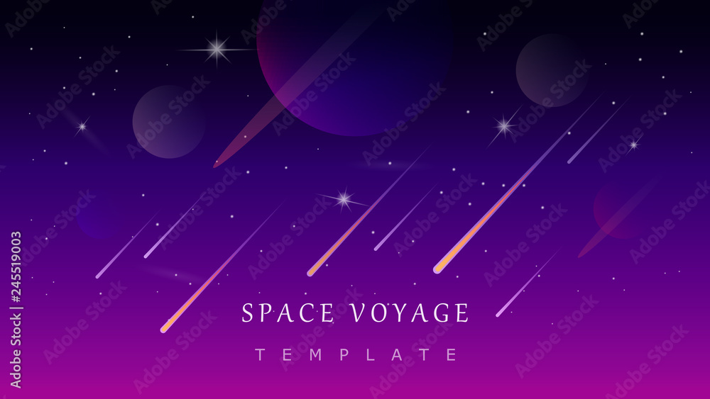 beautiful open space landscape vector template for magazine cover ...
