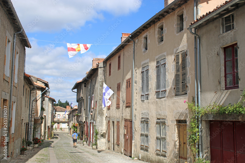 Street in Parthenay, France