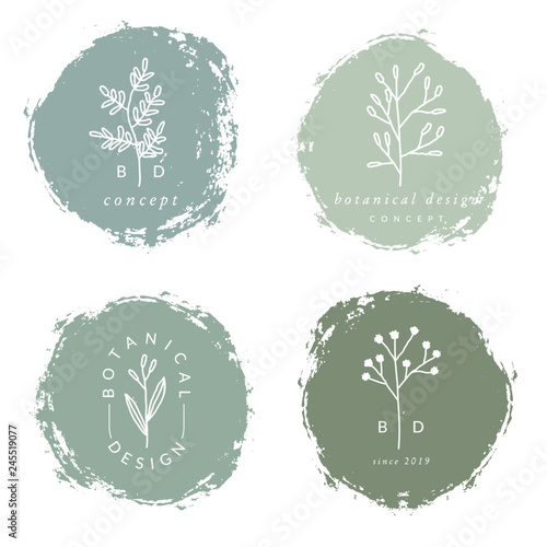Botanical Design Logo Templates