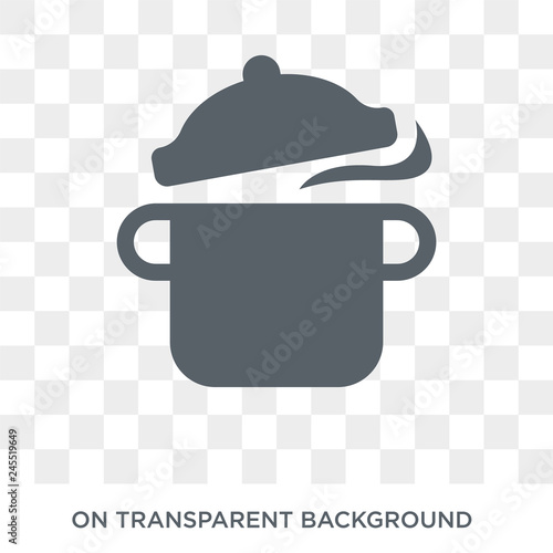 stew pot icon. stew pot design concept from Kitchen collection. Simple element vector illustration on transparent background.