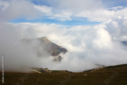 Fog in the mountains