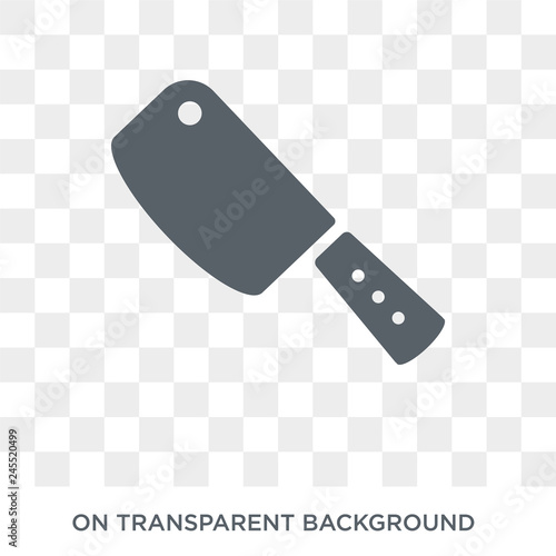 Cleaver icon. Cleaver design concept from  collection. Simple element vector illustration on transparent background.