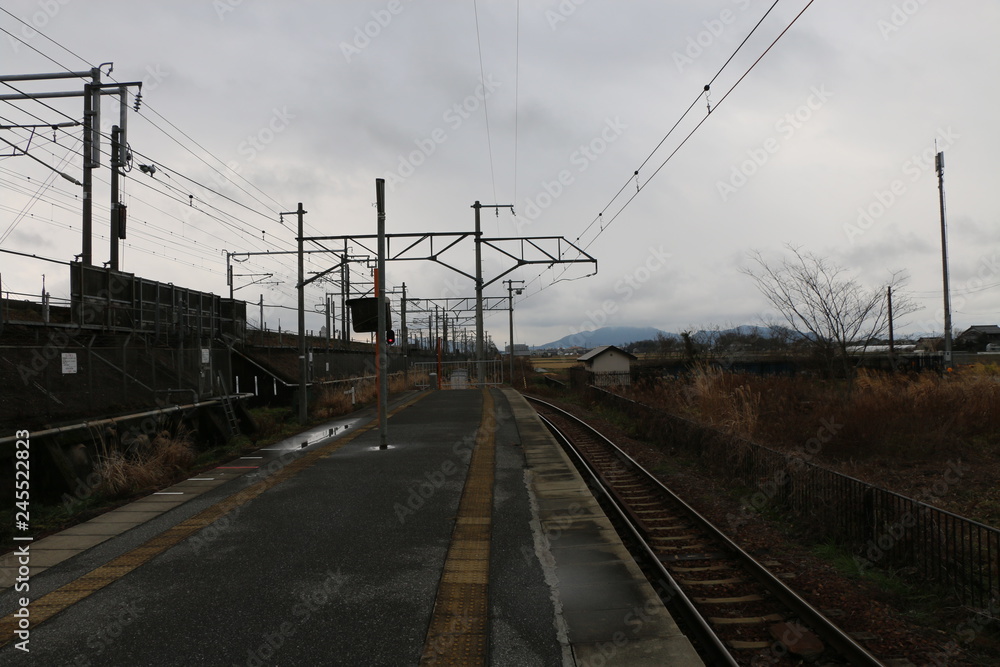 駅からの風景