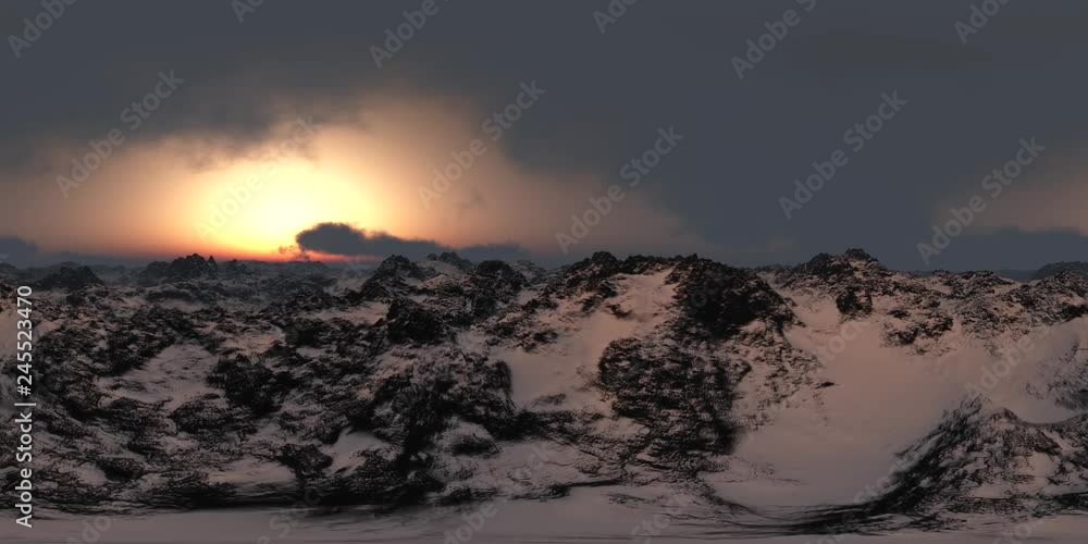 aerial vr 360 panorama of mountains. made with the one 360 degree lense camera aerial vr 360 panorama of mountains. made with the one 360 degree lense camera