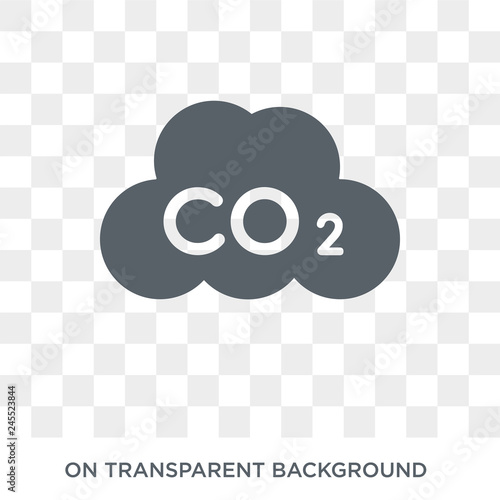 Co2 icon. Co2 design concept from  collection. Simple element vector illustration on transparent background.
