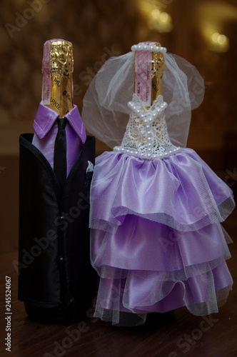 Elements of the wedding ceremony. Wedding decoration