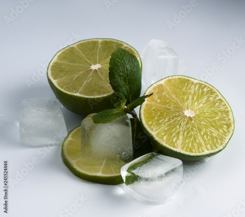 Lime with ice