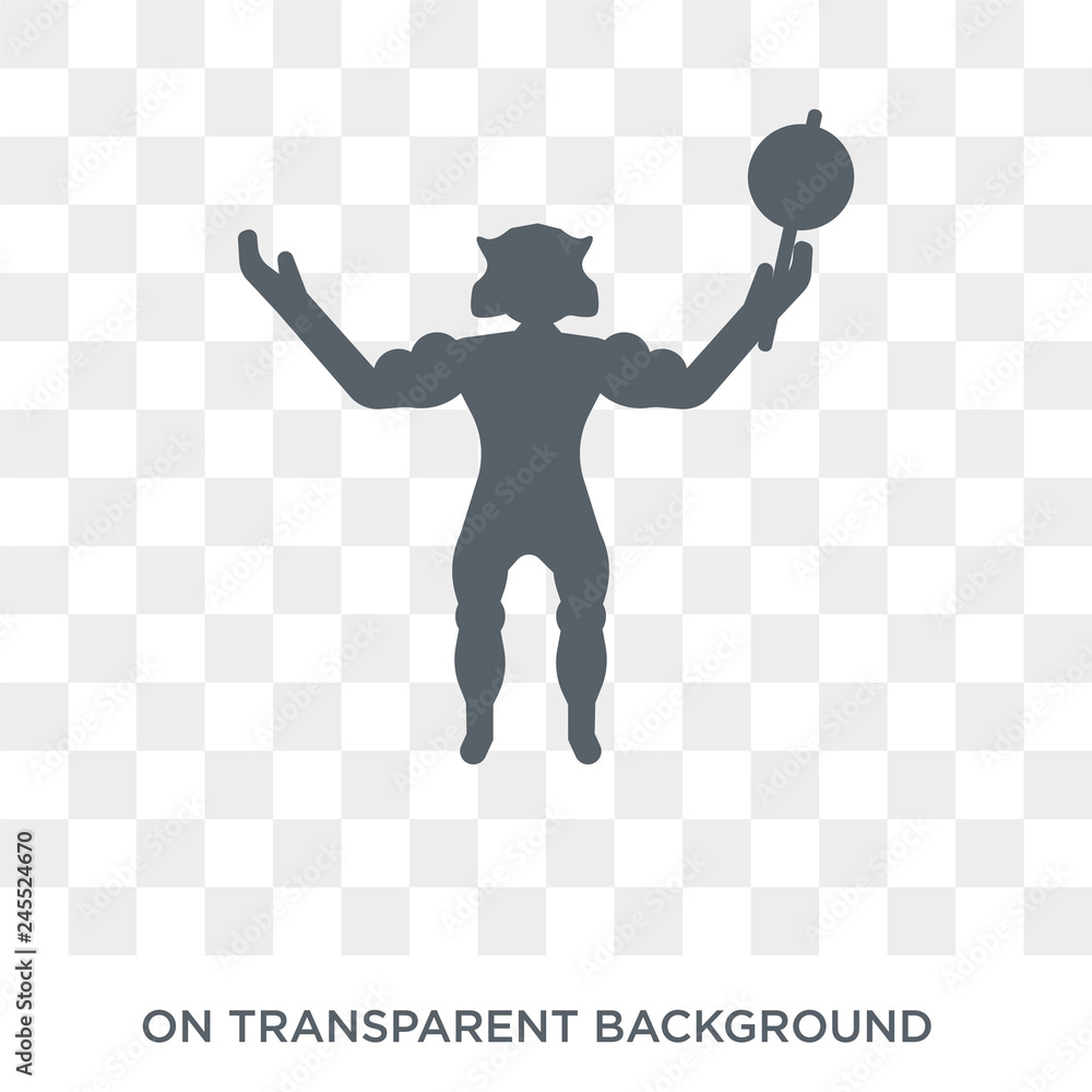 Hanuman icon. Trendy flat vector Hanuman icon on transparent background ...
