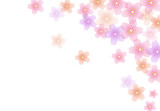 Cherry blossom background material