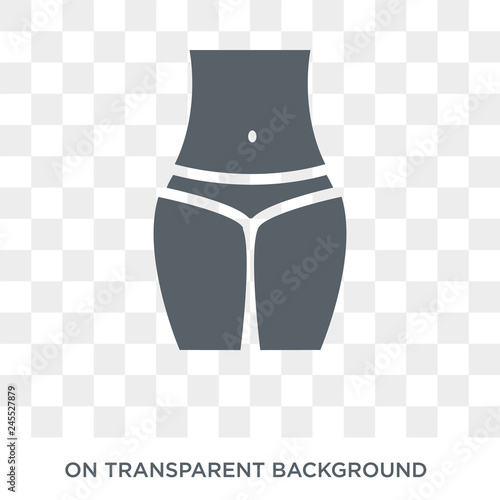 Human Abdomen icon. Trendy flat vector Human Abdomen icon on transparent background from Human Body Parts collection. High quality filled Human Abdomen symbol use for web and mobile
