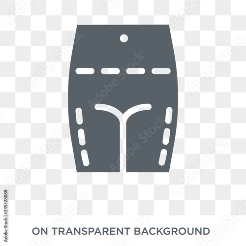 Cellulite icon. Trendy flat vector Cellulite icon on transparent background from Human Body Parts collection. High quality filled Cellulite symbol use for web and mobile
