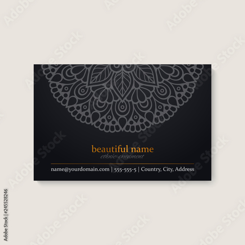 Tableau sur toile Business Card. Vintage decorative elements