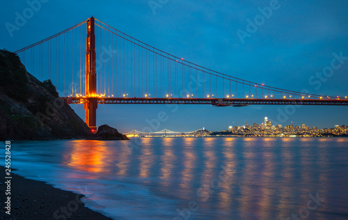 Golden Gate Bridge San Francisco California Night
