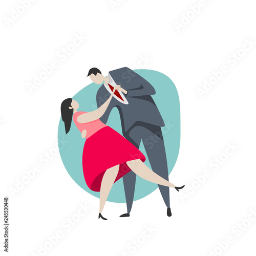 Romantic Couple vector illu...