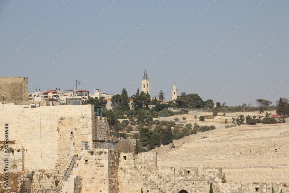 view of the city David . Jerusalem