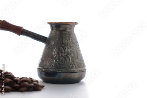 Coffee on white background isolate