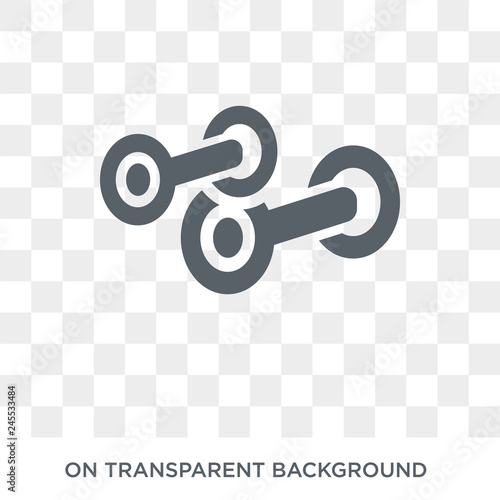 Roller icon. Trendy flat vector Roller icon on transparent background from Gym and fitness collection. High quality filled Roller symbol use for web and mobile