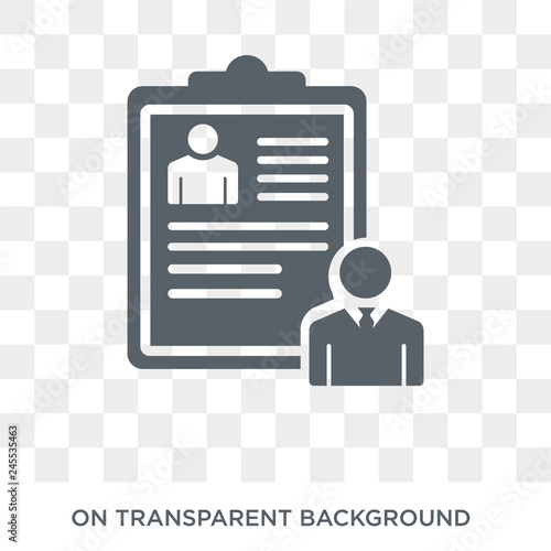 hr policies icon. Trendy flat vector hr policies icon on transparent background from general  collection. High quality filled hr policies symbol use for web and mobile