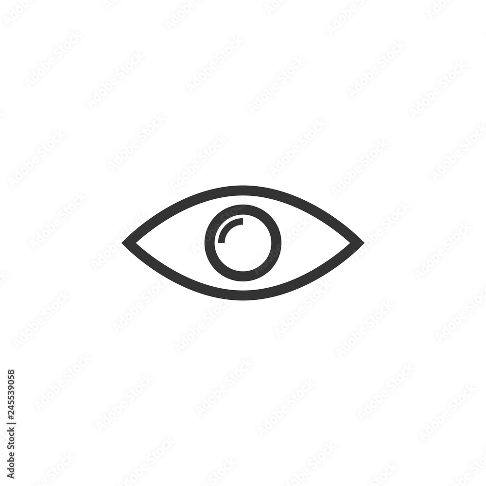 Eye icon graphic design template vector Eye icon graphic design template vector