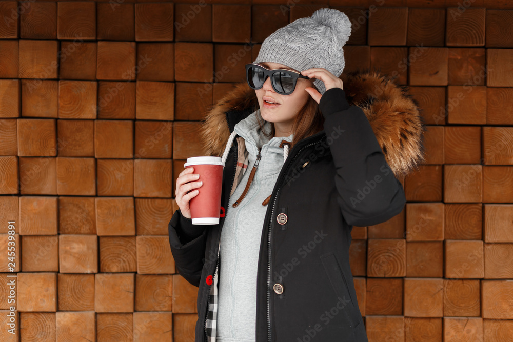 Hipster winter jacket on sale
