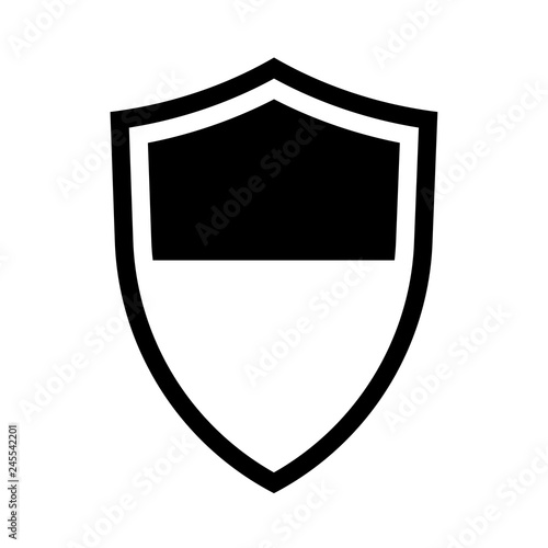 Shield Icon isolated on white background Free Download Shield Icon isolated on white background - GFXLoad