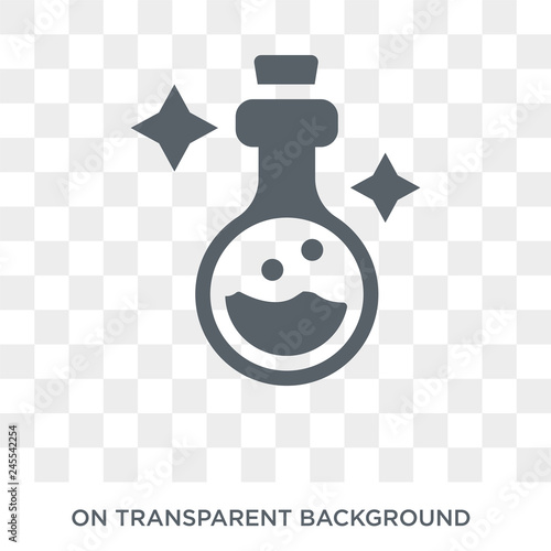 Fairy tale icon. Trendy flat vector Fairy tale icon on transparent background from Fairy Tale collection. High quality filled Fairy tale symbol use for web and mobile