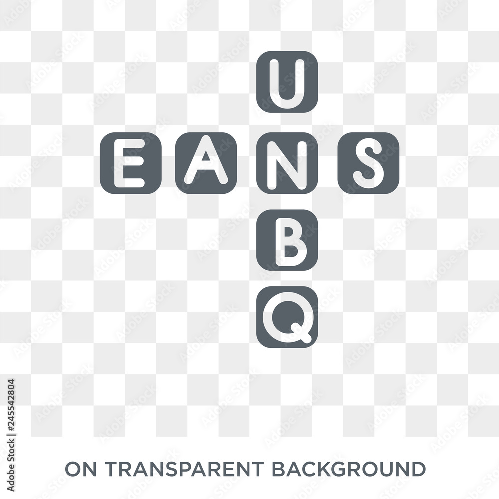 Scrabble icon. Scrabble design concept from Arcade collection. Simple element vector illustration on transparent background. Scrabble icon. Scrabble design concept from Arcade collection. Simple element vector illustration on transparent background.