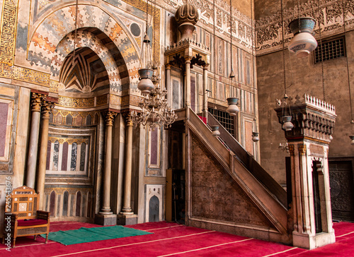 Valokuva the great Mosques of Sultan Hassan and Al-Rifai in Cairo - Egypt