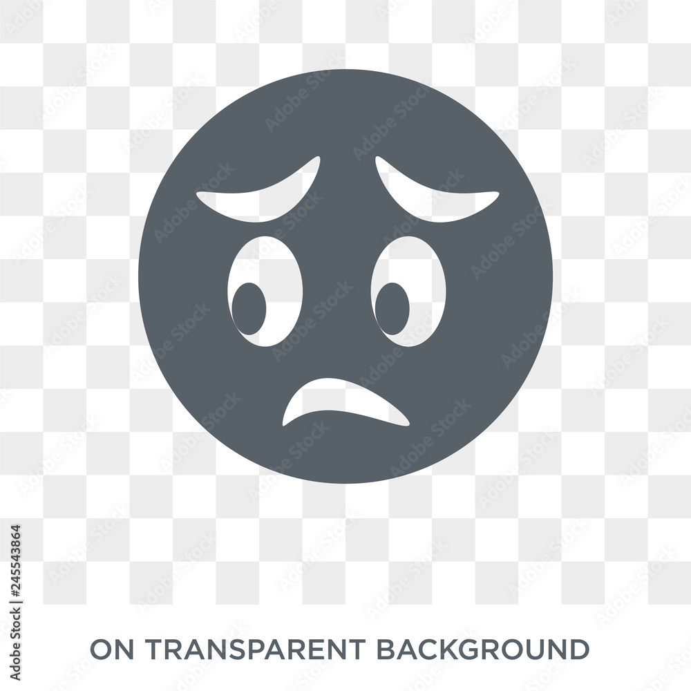 Stress emoji icon. Stress emoji design concept from Emoji collection
