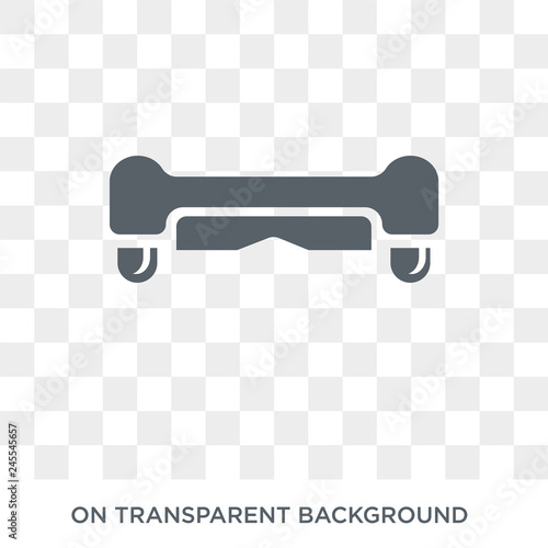 Hoverboard icon. Trendy flat vector Hoverboard icon on transparent background from Electronic devices collection. High quality filled Hoverboard symbol use for web and mobile