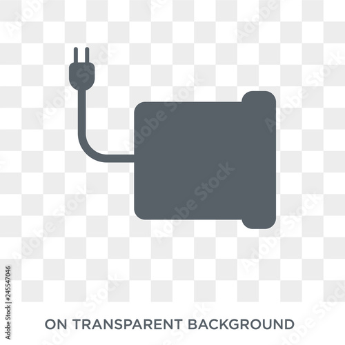 electric blanket icon. electric blanket design concept from Electronic devices collection. Simple element vector illustration on transparent background.